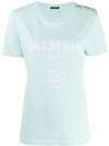 Balmain T-shirt Mit Logo-print In Blue