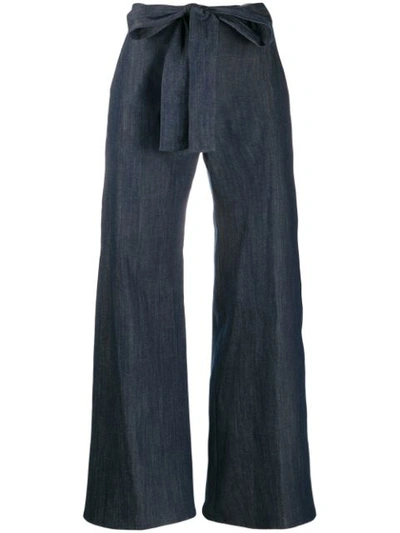 Milla Milla High-rise Wide-leg Jeans In Blue