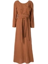 Muller Of Yoshiokubo Cache Couer Dress In Brown