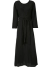 Muller Of Yoshiokubo Cache Couer Long Dress In Black