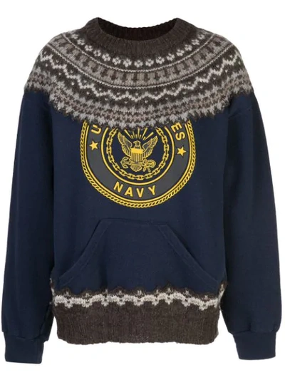 Rentrayage The Outlaw King Jumper In Navy