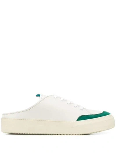 Sunnei Lace-up Mule Sneakers In White