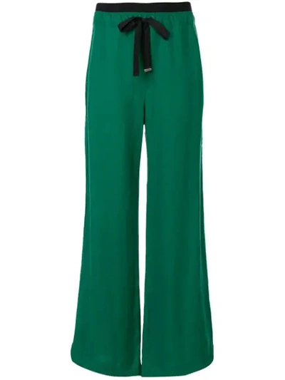 Taylor Fluency Flared Trousers In Green
