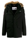 Arctic Explorer Polus Parka Coat In Black