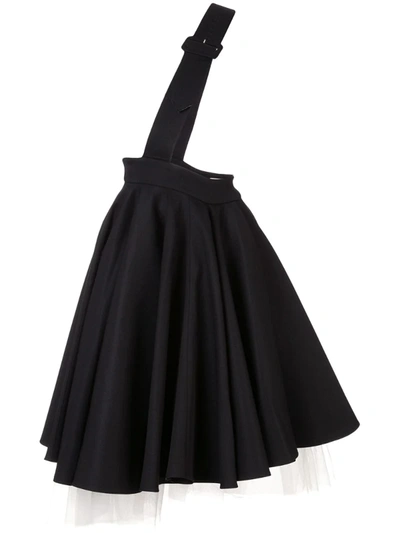 Shushu-tong Pleated Midi Skirt In Black