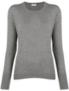 Liu •jo Pullover Mit Rundhalsausschnitt In Grey