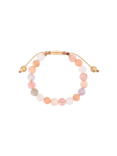 Nialaya Jewelry Faceted Stone Bracelet In Pink