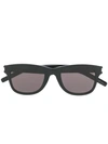 Saint Laurent Square Frame Sunglasses In Black