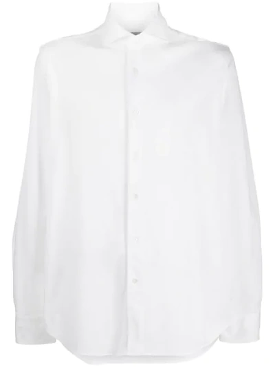 Corneliani Klassisches Hemd In 028 Bianco