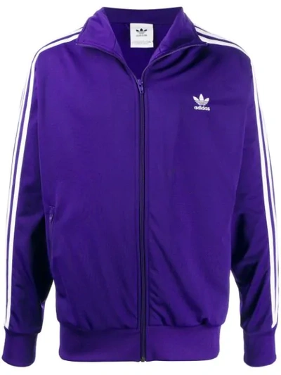 Adidas Originals Sportjacke Mit Streifen In Violet