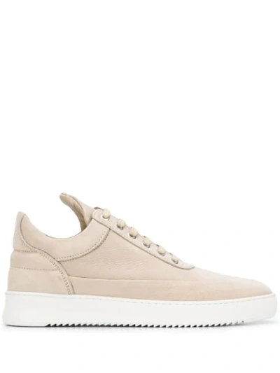 Filling Pieces Ankle Lace-up Sneakers In Neutrals