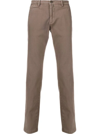 Briglia 1949 Faded Trousers In Dove Gray In Neutrals