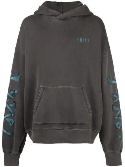 Amiri Printed Sweatshirt In Grey