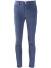 Frame High-waist Skinny Jeans In Blue