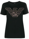 Emporio Armani T-shirt Mit Logo In Black