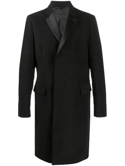 Helmut Lang Single Breasted Coat In Black