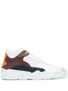 Filling Pieces Colour-block Patch Sneakers In White
