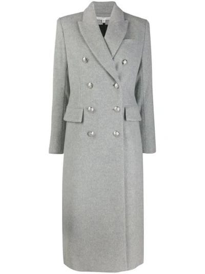 Veronica Beard Double-breasted Coat In Grey