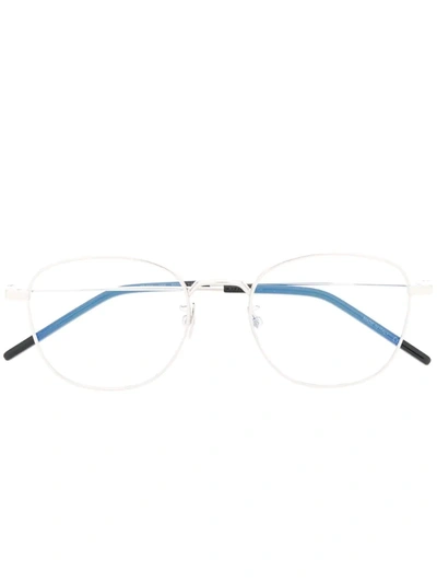 Saint Laurent Sl313 Round-frame Glasses In Black