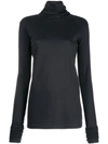 Lemaire Extra Long Sleeve Jumper In 966 Anthracite
