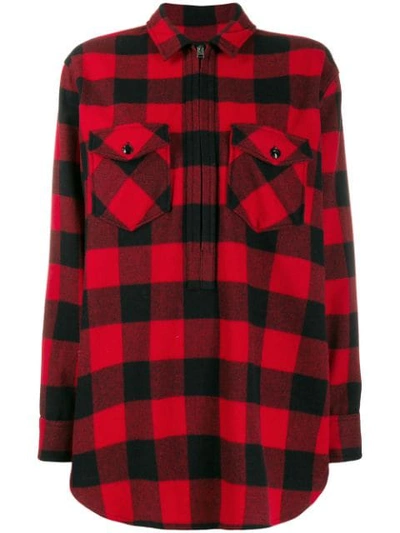 Woolrich Buffalo Print Shirt In Black