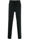 Michael Kors Parker Slim-fit Stretch-twill Pants In Black