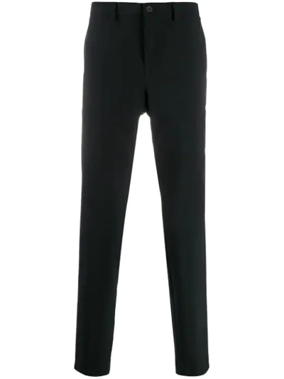 Michael Kors Parker Slim-fit Stretch-twill Pants In Black
