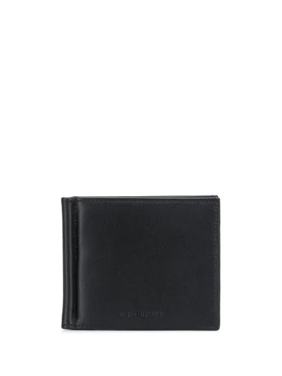 Orciani Leather Wallet In Black