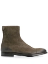 Alberto Fasciani Yago Ankle Boots In Darkgray