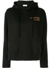 Ih Nom Uh Nit Logo Detail Hoodie In Black