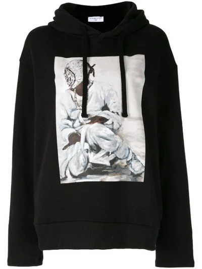 Ih Nom Uh Nit Painting Print Hoodie In Black