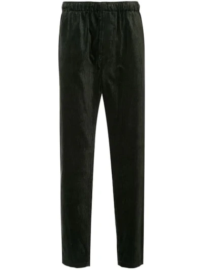 Undercover Loose Fit Cord Trousers In Green