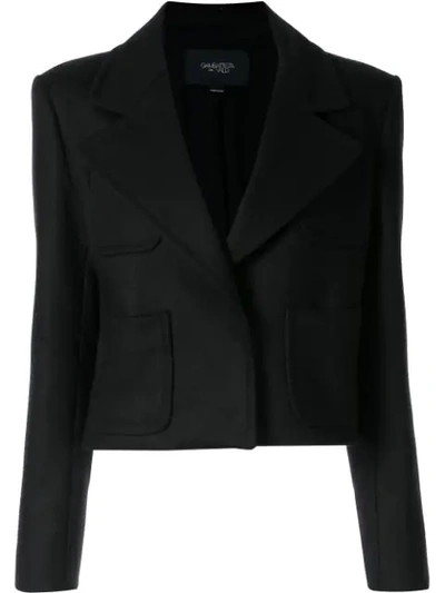 Giambattista Valli Single-breasted Fitted Jacket In Black