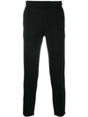 Emporio Armani Straight-leg Trousers In Black