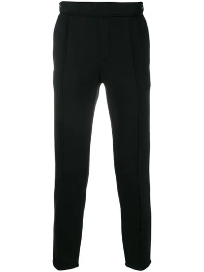 Emporio Armani Straight-leg Trousers In Black