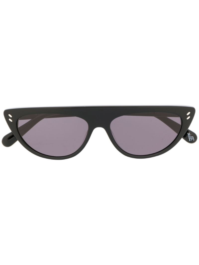 Stella Mccartney 猫眼框太阳眼镜 In Black