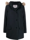 Woolrich Arctic Parka Coat In Blue