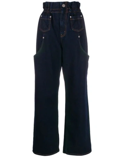 Artica Arbox Oversized Wide-leg Jeans In Blue