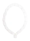 Mm6 Maison Margiela Padlock Necklace In White