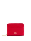 Michael Michael Kors Branded Wallet In Red