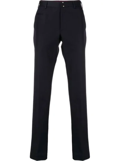 Incotex Straight-leg Chino Trousers In Blue