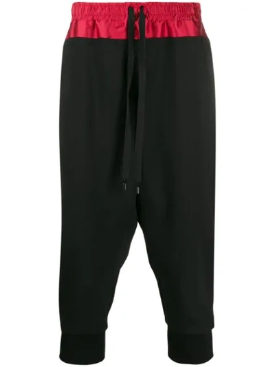 Alchemy Contrast Waistband Trousers In Black