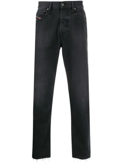 Diesel Jeans Mit Hohem Bund In Black