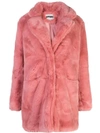 Apparis Sophie Mid-length Coat In Pink