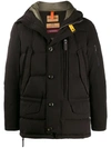 Parajumpers Padded Hooded Jacket In Black