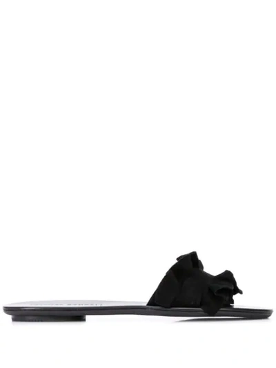 Loeffler Randall Birdie Slide On Sandals In Black