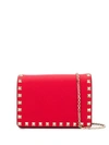 Valentino Garavani Rockstud Mini Bag In Red