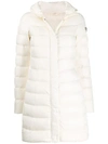 Peuterey Fitted Padded Coat In Neutrals