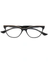 Dita Eyewear Lightweight Cat Eye Glasses In Blue