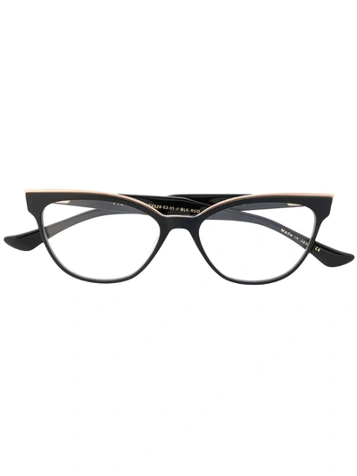 Dita Eyewear Lightweight Cat Eye Glasses In Blue
